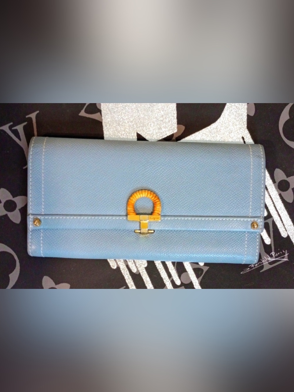 Salvatore Ferragamo Long Leather Wallet